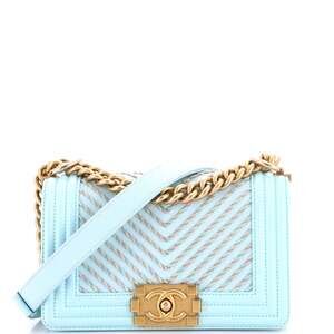 Chanel By The Sea Boy Flap Bag Chevron #255357C29B